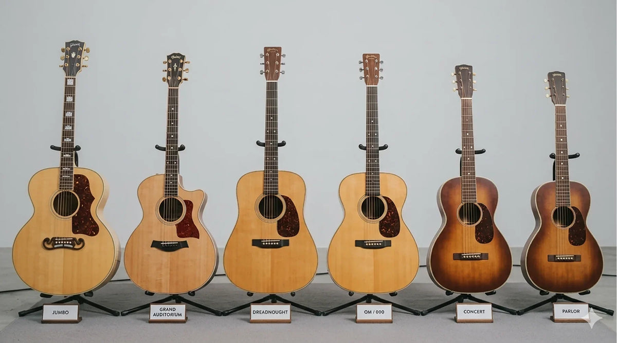 The Acoustic Guitar Shape Through History