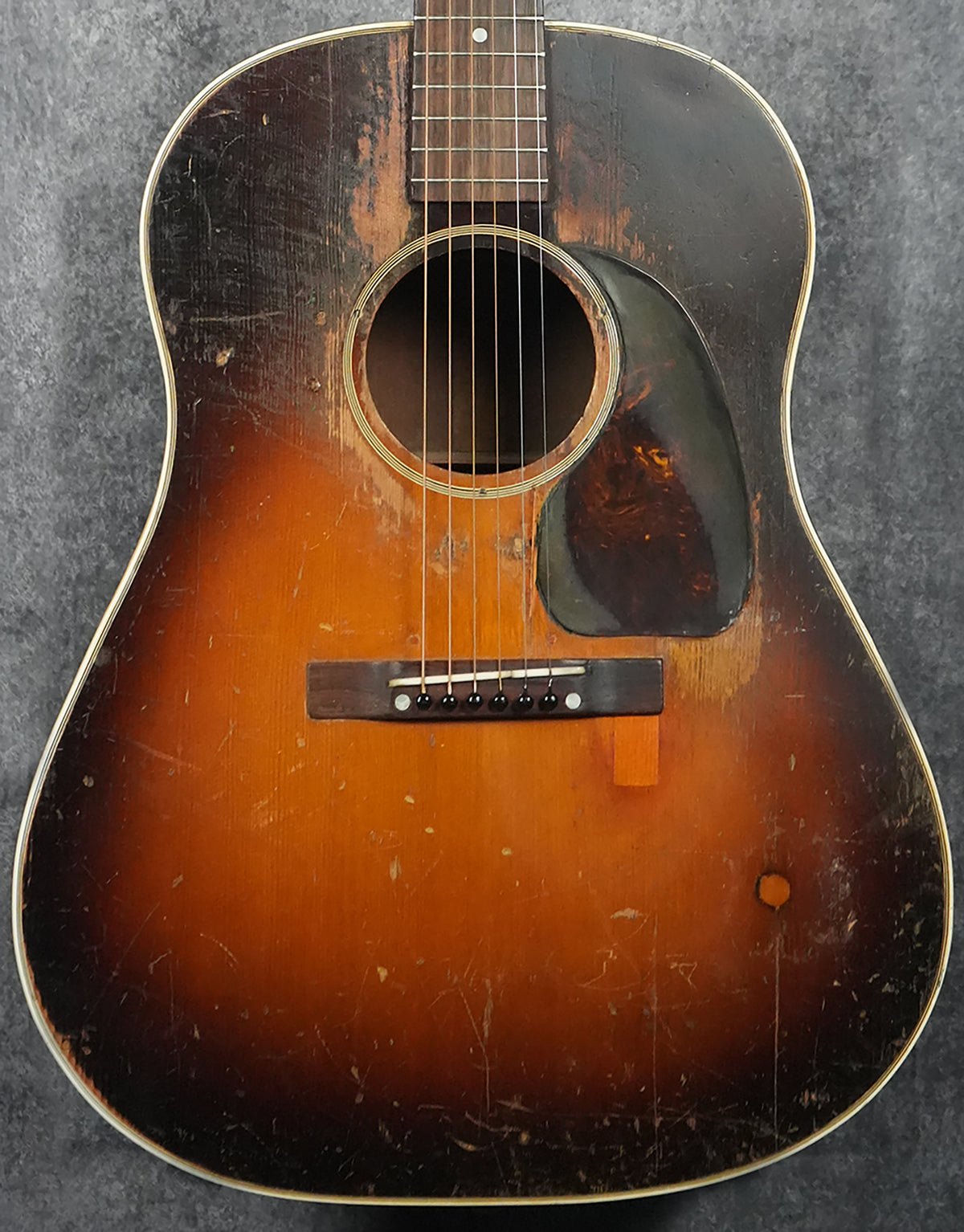 1942 Gibson Banner J-45 made by Kalamazoo Girls- Player Condition