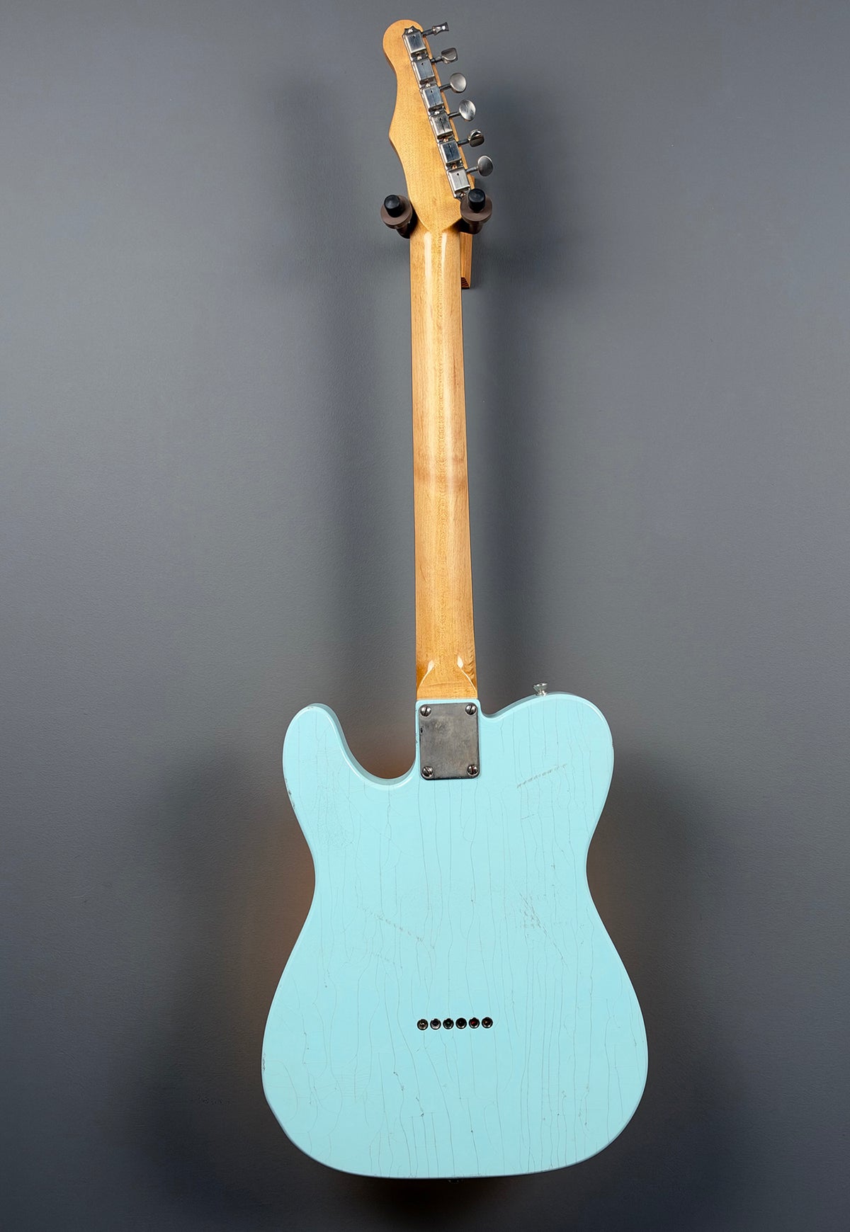 2026 Bruce Guitars Letter Series T Style Aged Powder Blue Serial #26109