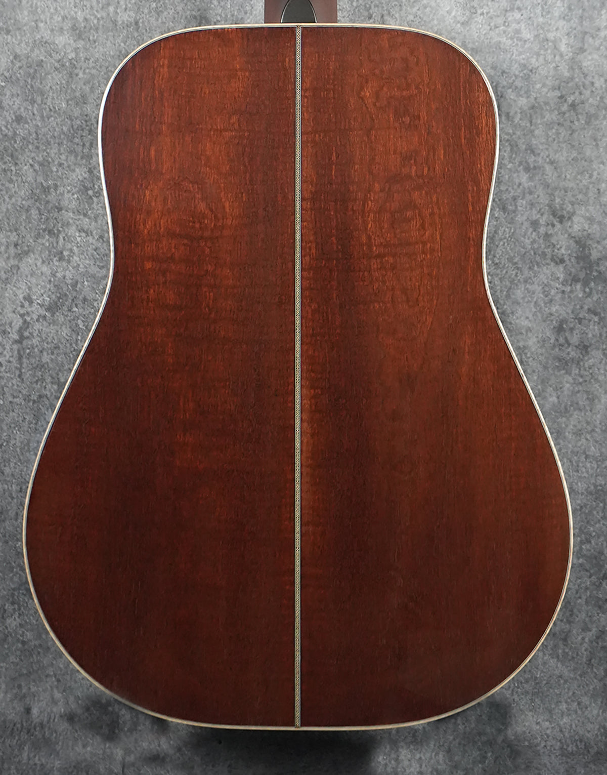 2026 Huss & Dalton DM: Thermo Cured Red Spruce Top, Figured Mahogany Back & Sides