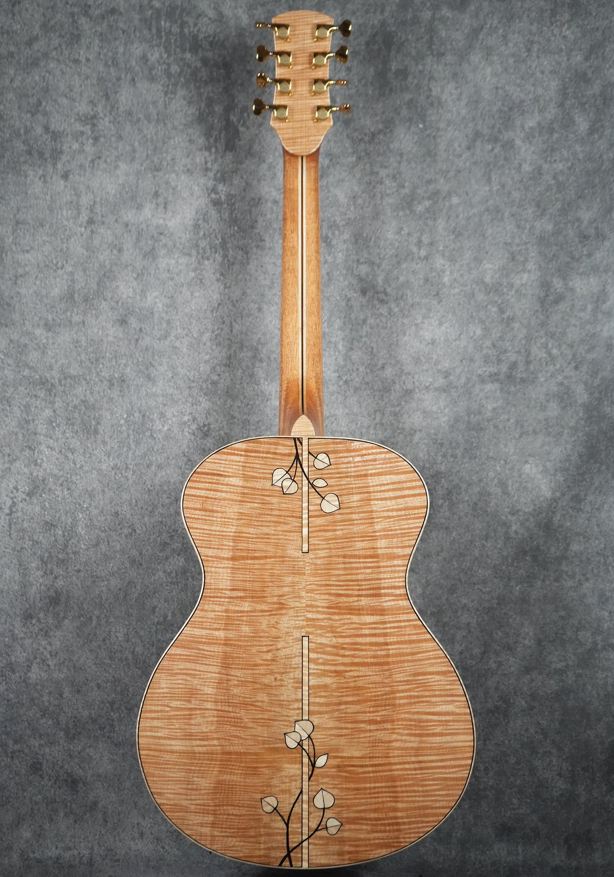 2026 Joel Stehr 8-String Grand Auditorium Botanical Marquetry Inlay Serial #GA13726
