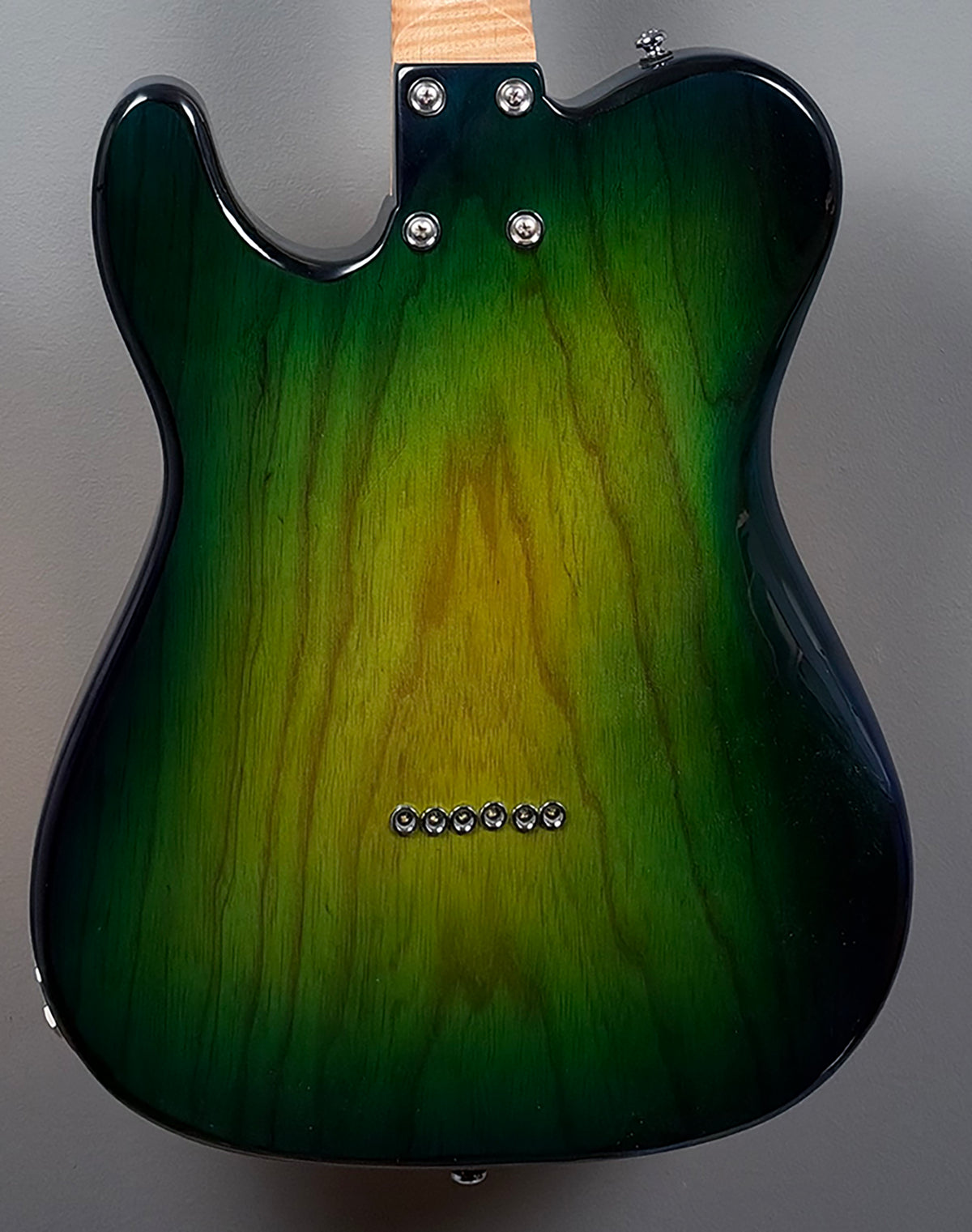 2026 Carlo Jamaica Burst Guitar Back detail
