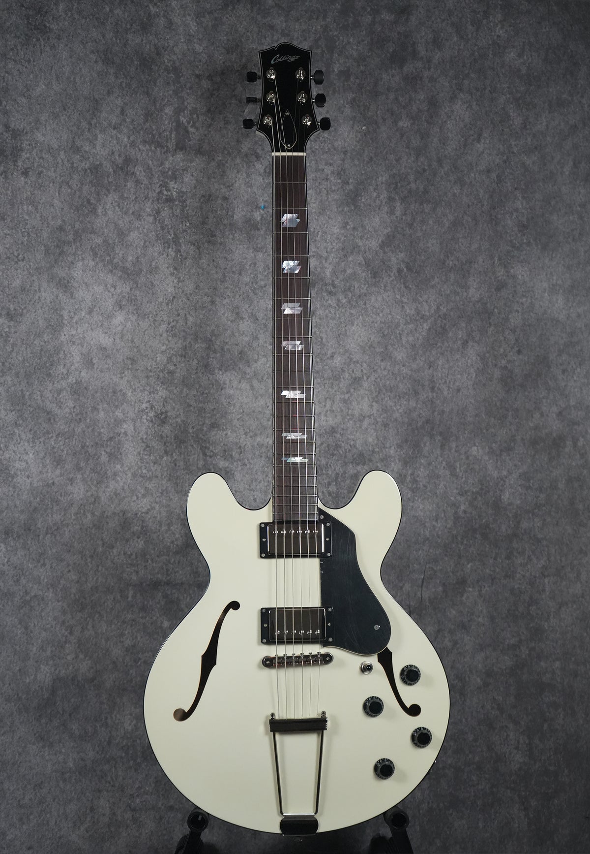 2026 Collings I-30LC in Olympic White, Parallelogram Inlay, Custom Neck & Bridge Humbuckers with Tortoise Binding Serial #130LC26927