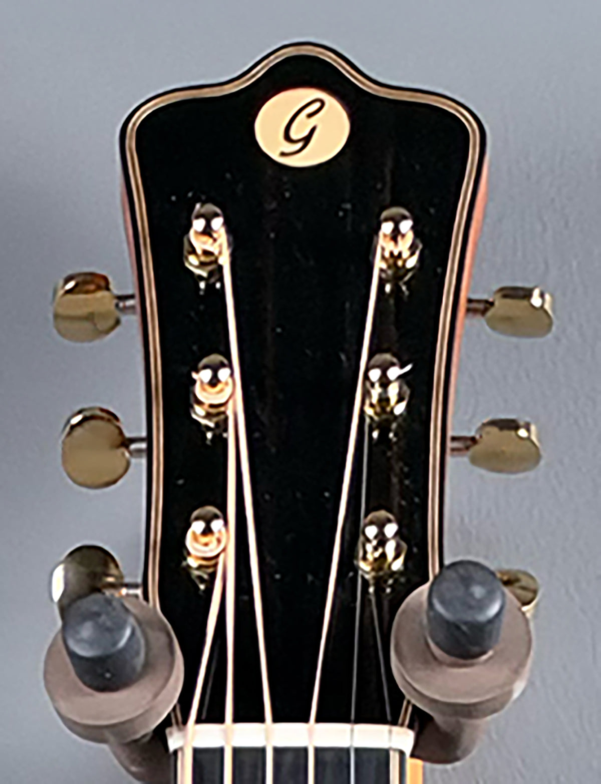 2026 Gillander model 1 guitar headstock